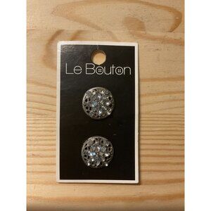 Le Bouton Crystal Round Button Set 3/4" (19mm) Blumenthal Lansing